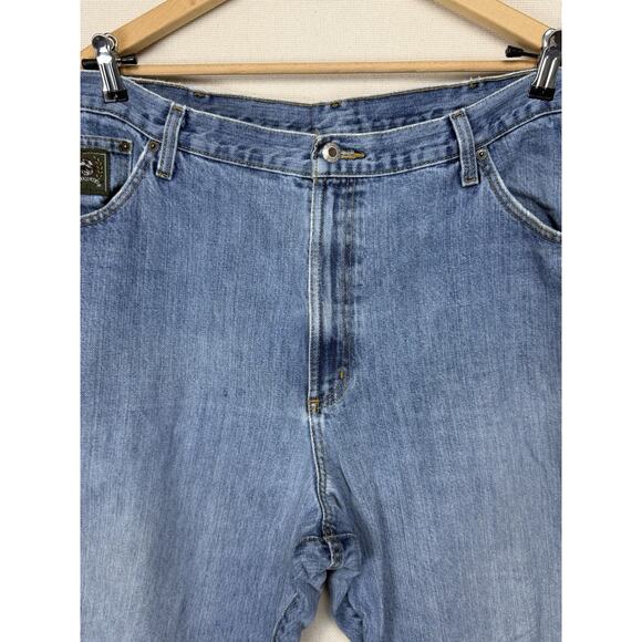 Cinch Jeans Men's Size 42 x 34 Denim 5 Pocket Western Work Jeans Distressed - Picture 6 of 16